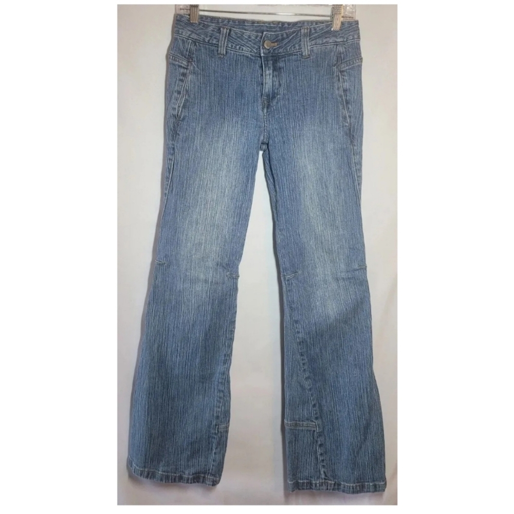 J Galt Shanghai Women's Jeans Blue Size Small Flared Bell Medium Wash Stylish - Picture 3 of 9